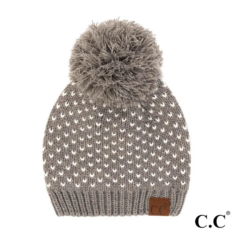 Gray Speckled Beanie